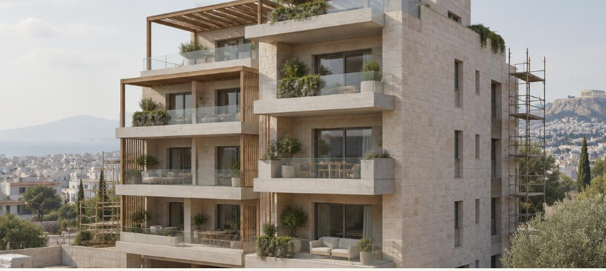 Residential block of flats in Attica